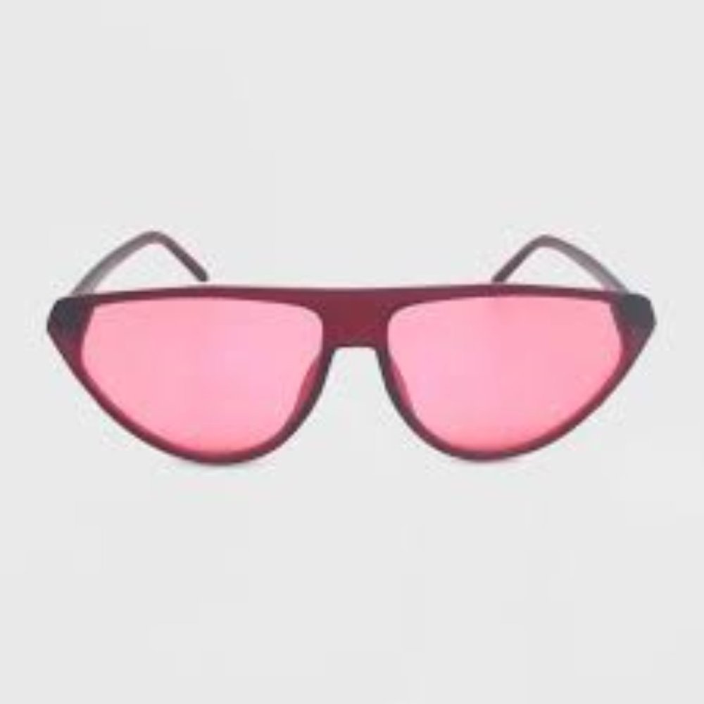 Women's Shield Sunglasses - Wild Fable Red